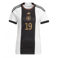 Deutschland Leroy Sane #19 Fußballbekleidung Heimtrikot Damen WM 2022 Kurzarm